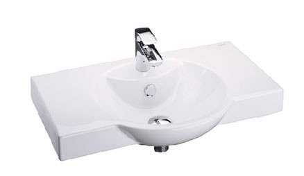 CHẬU RỬA MẶT COTTO - MÀU TRẮNG - C0055