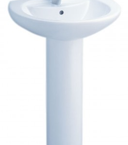 CHẬU RỬA MẶT COTTO - MÀU TRẮNG - C0107/C411