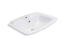 CHẬU RỬA LAVABO COTTO DƯƠNG VÀNH DÒNG VICTOR C0110 - Ảnh 3