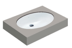 CHẬU RỬA LAVABO COTTO ÂM BÀN C0171