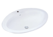 CHẬU RỬA LAVABO COTTO DƯƠNG BÀN DÒNG ELIPSE C019