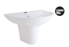 CHẬU RỬA MẶT COTTO - MÀU TRẮNG - C02197/C4219