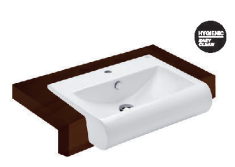 CHẬU RỬA MẶT COTTO - MÀU TRẮNG - C02237