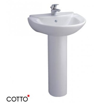 CHẬU RỬA MẶT COTTO - MÀU TRẮNG - C0237/C411