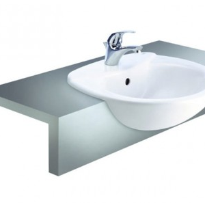 CHẬU RỬA MẶT COTTO - MÀU TRẮNG - C0240