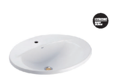 CHẬU RỬA LAVABO COTTO DƯƠNG VÀNH DÒNG SERENA C02607