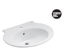 CHẬU RỬA LAVABO COTTO DƯƠNG VÀNH DÒNG CHARISMA C05817