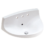 CHẬU RỬA MẶT COTTO - MÀU TRẮNG - C09107