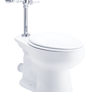 Bồn cầu dùng van xả, màu trắng - C1330