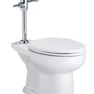 Bồn cầu dùng van xả COTTO, nắp thường, dòng SHARON - C1441