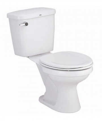 Bồn cầu hai khối, màu trắng - C186