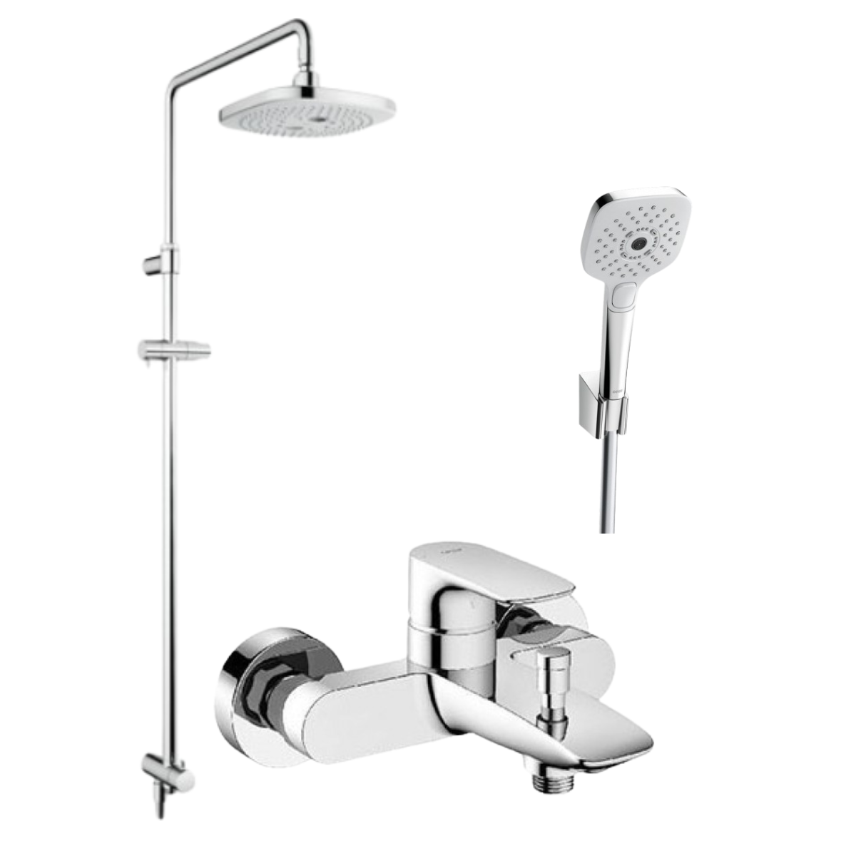 BỘ SEN TẮM CÂY TOTO KẾT HỢP TBW02002BA + TBW02006A + TBG04302VA