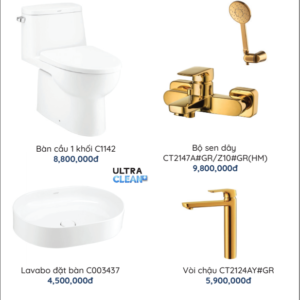 COMBO 20 COTTO: C1142 + C003437 + CT2147A#GR/Z10#GR(HM) + CT2124AY#GR