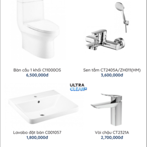 COMBO 5 COTTO: C11000OS + C001057 + CT2405A/ZH011(HM) + CT2321A