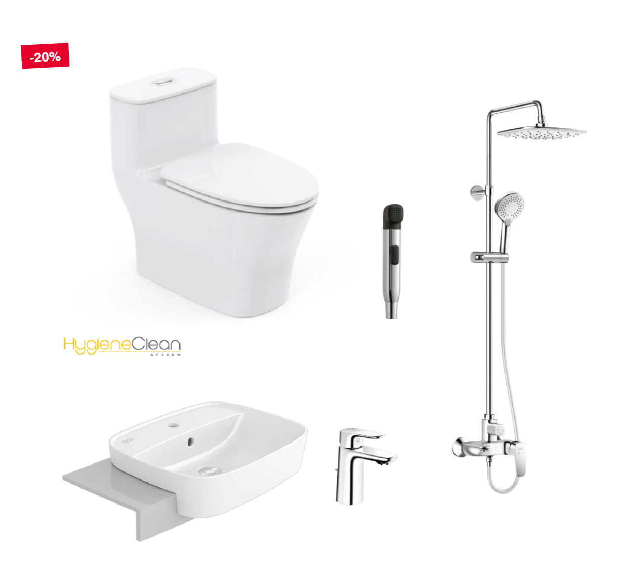 COMBO S2: WP-1880 + VF-0320 + WF-TS28B + WF-1701 + WF-1772