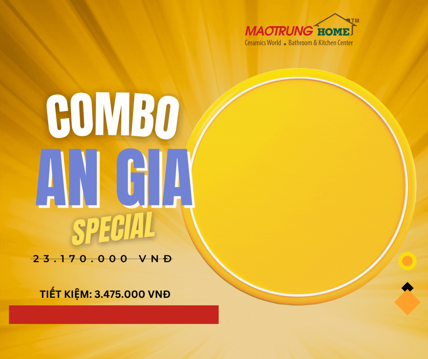 THIẾT BỊ VỆ SINH TOTO - COMBO AN GIA 3