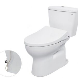 Bồn Cầu TOTO CS300DRE4 Hai Khối Nắp Cơ
