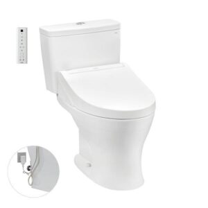 Bồn cầu TOTO hai khối, kèm nắp rửa điện tử WASHLET dòng C5 - CS735DW14