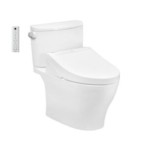 Bồn cầu TOTO hai khối, kèm nắp rửa điện tử WASHLET dòng C5 - CS767RW14