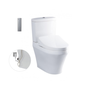 Bồn cầu hai khối, kèm nắp rửa điện tử WASHLET Dòng S7 - CS948CDW12