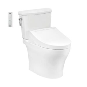 Bồn cầu TOTO hai khối, kèm nắp rửa điện tử WASHLET dòng C5 - CS986GW14