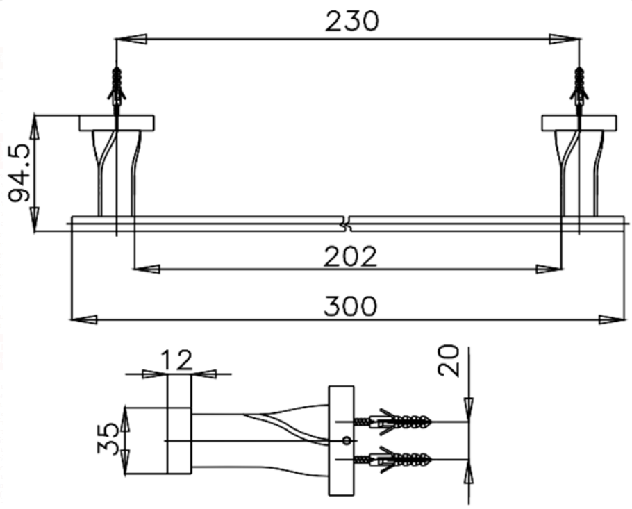 THANH TREO KHĂN 30cm - CT0064(HM) - Ảnh 2
