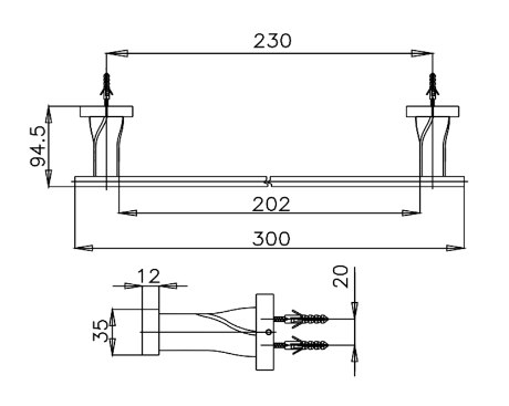 Thanh treo khăn màu đen CT0064#BL - Ảnh 8