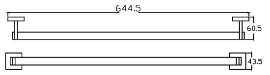 THANH TREO KHĂN 64.5 cm - CT0212(HM) - Ảnh 2