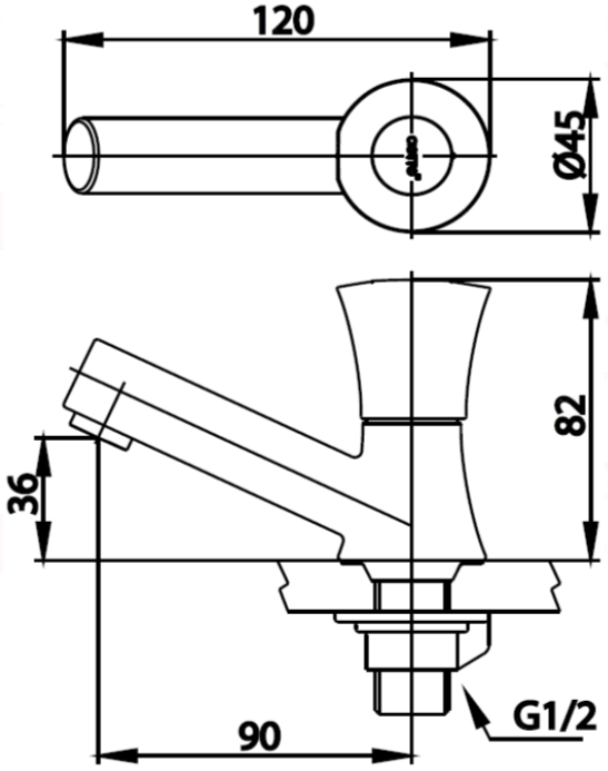 Vòi Lavabo COTTO - CT1091C26(HM) - Ảnh 2