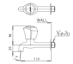 VÒI COTTO - CT175C11(HM) - Ảnh 2