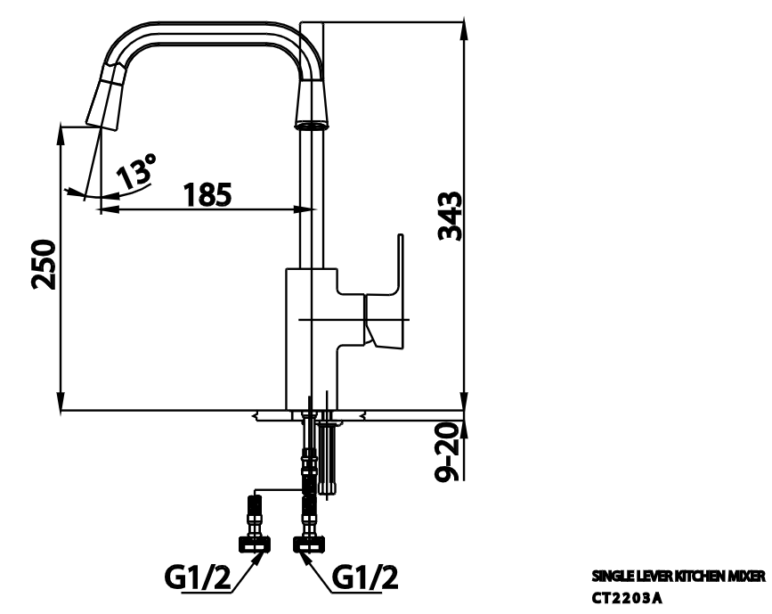 Vòi Lavabo COTTO - CT2203A - Ảnh 2