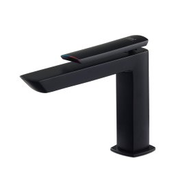 Vòi Lavabo nóng lạnh COTTO màu đen dòng SCIROCCO SENSE