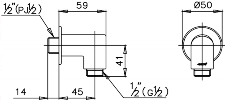 VÒI CẤP BỒN COTTO - CT621(HM) - Ảnh 2