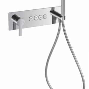 KHÓA ĐÓNG MỞ ÂM TƯỜNG 4 CHỨC NĂNG KÈM TAY SEN RIVINGTON DVF-7308A-2