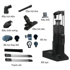 HÚT BỤI CẦM TAY KHÔNG DÂY SHIMONO SVC-EC30