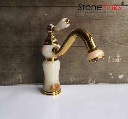 Vòi Lavabo rửa bằng đồng đệm đá BCF2/G - Ảnh 2