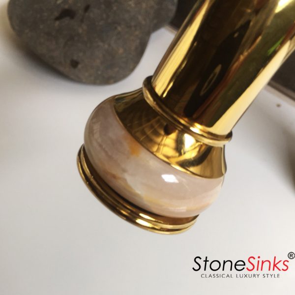 Vòi Lavabo rửa bằng đồng đệm đá BCF2/G - Ảnh 4