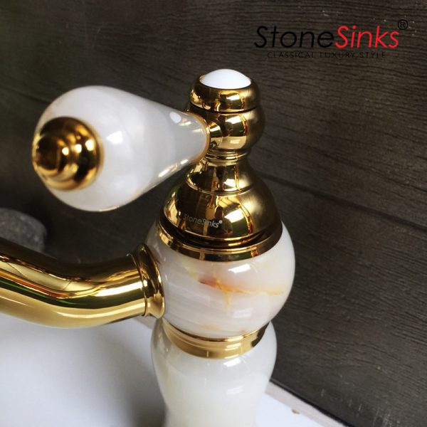 Vòi Lavabo rửa bằng đồng đệm đá BCF2/G - Ảnh 3