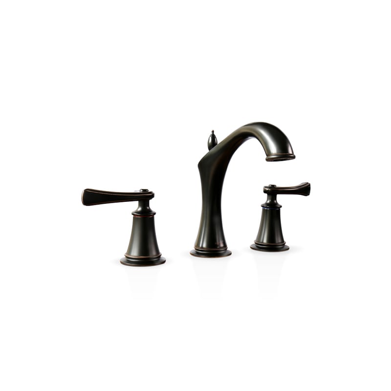 Vòi Lavabo rửa âm bàn nóng lạnh bằng đồng KANLY - GCB02B - Ảnh 3