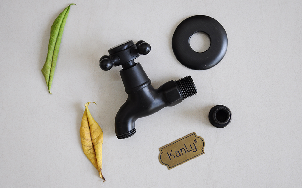 Vòi Lavabo hồ nước lạnh bằng đồng KANLY - GCT01NB - Ảnh 4