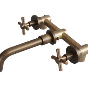 Vòi Lavabo âm tường nóng lạnh bằng đồng KANLY - GCT07