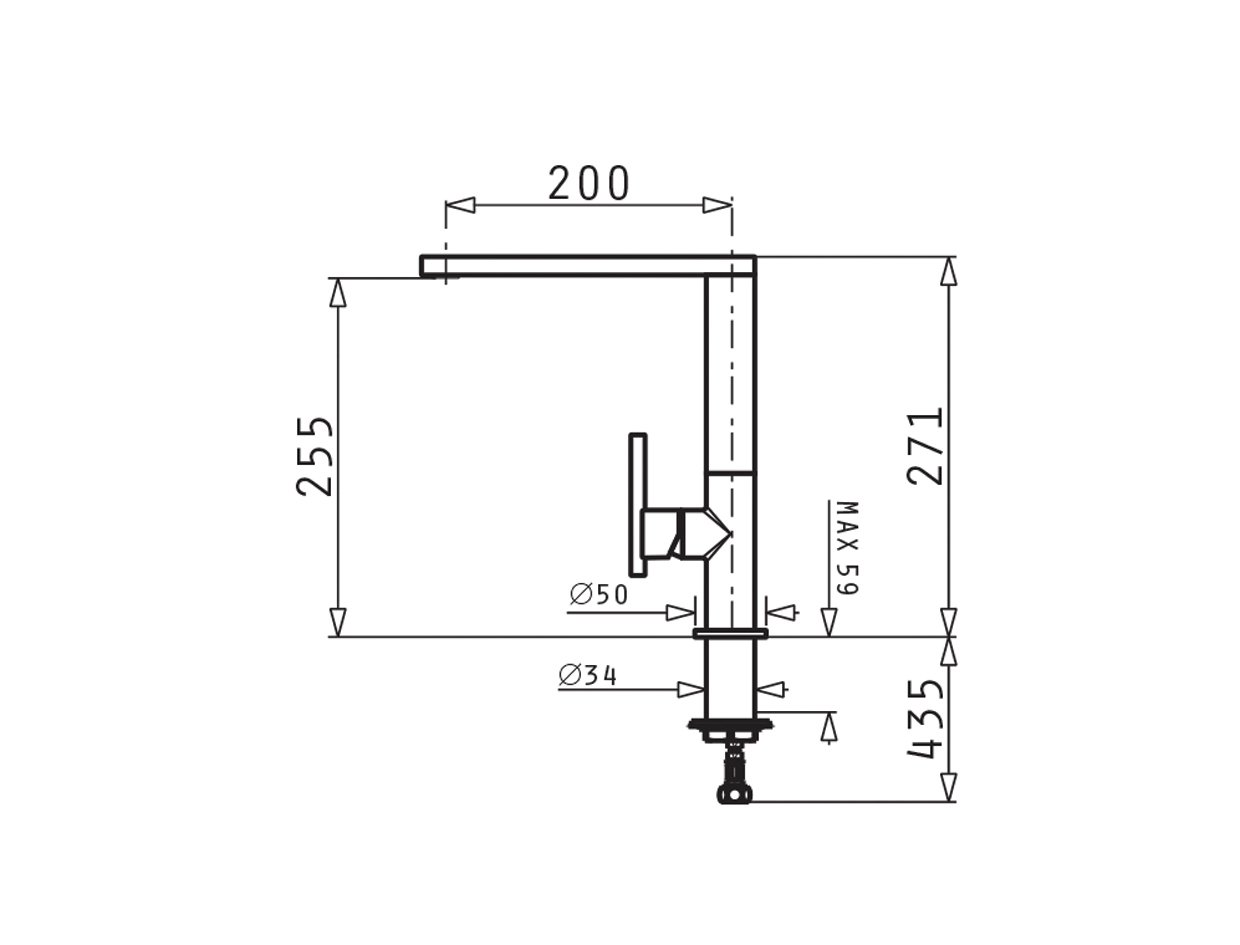 VÒI RỬA BÁT ELICA GRAZIA CHROME & CARBON - Ảnh 2