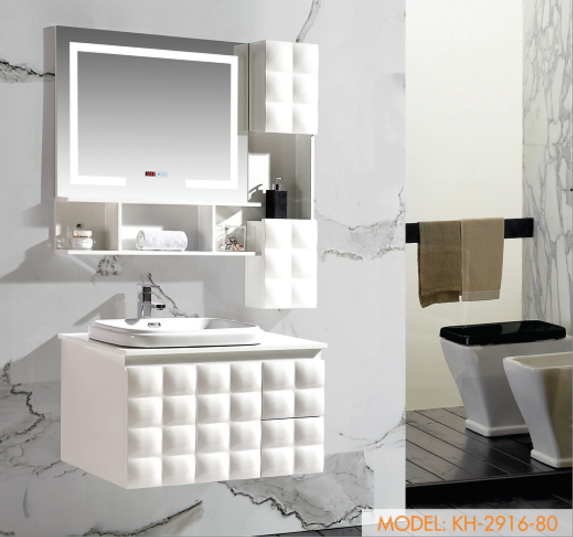 TỦ LAVABO KINGHOPE - KH-2916-80 - Ảnh 4