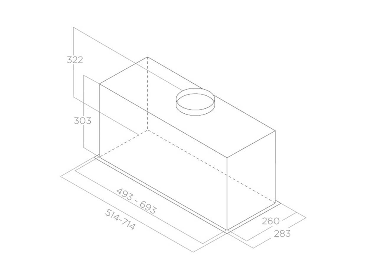 MÁY HÚT MÙI ÂM TỦ ELICA LANE - Ảnh 4