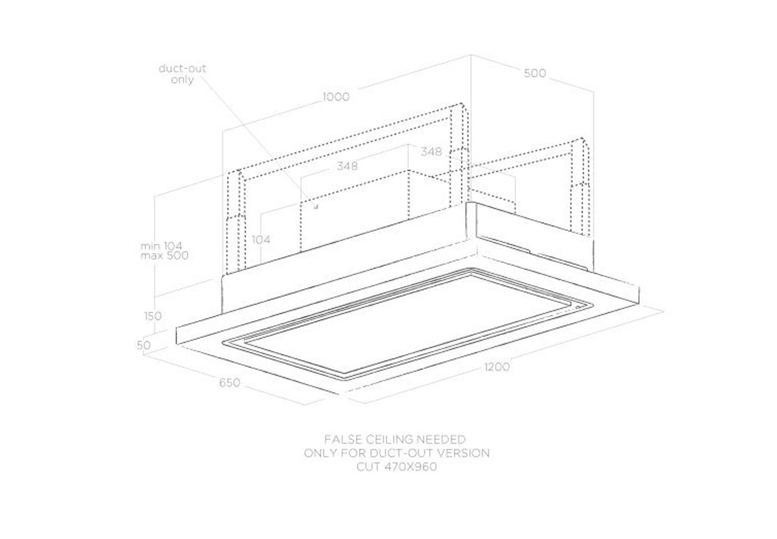 MÁY HÚT MÙI ÂM TRẦN KẾT HỢP ĐÈN ELICA LULLABY - Ảnh 10