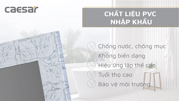 GƯƠNG PHÒNG TẮM KHÔNG CHỨA ĐỒNG CAESAR - M936 - Ảnh 2