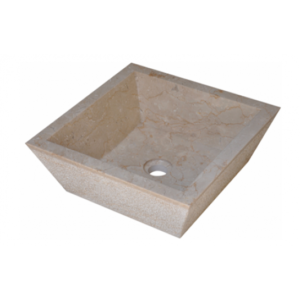 CHẬU RỬA ĐÁ CREAM MARBLE ĐẶT BÀN KANLY - MAR051I
