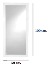 GƯƠNG PHÒNG TẮM COTTO - MÀU TRẮNG - MC500