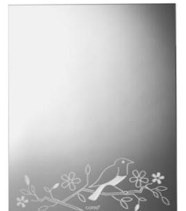 GƯƠNG PHÒNG TẮM COTTO - MÀU TRẮNG - ME104