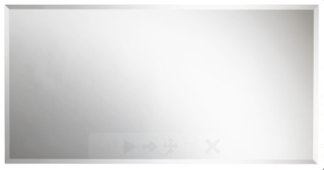 GƯƠNG PHÒNG TẮM COTTO - MÀU TRẮNG - MM008